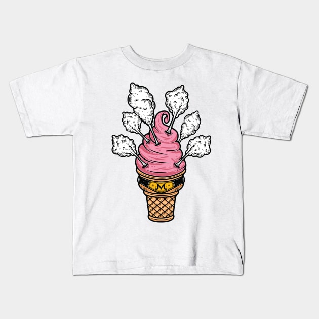 buu cream pt.1 Kids T-Shirt by Neverforsake